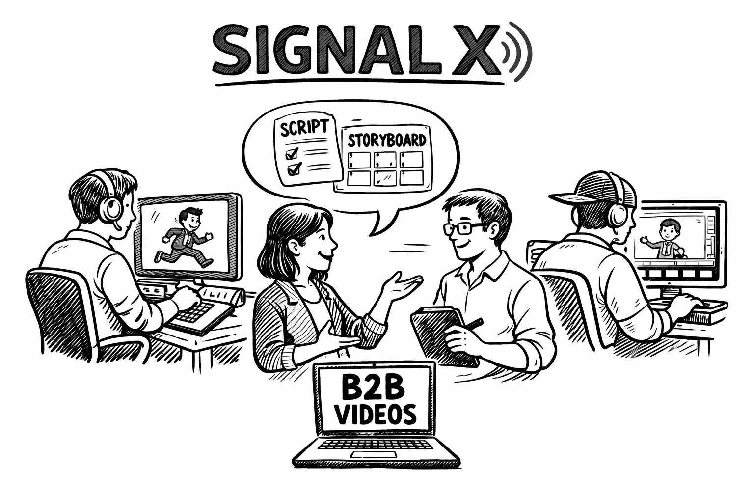 Example explainer video frame